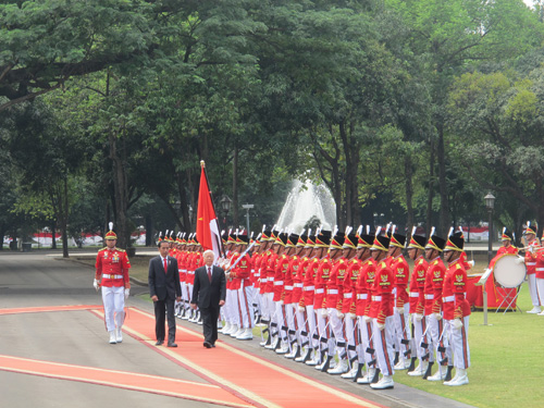 Tổng Bí thư Nguyễn Phú Trọng hội đàm với Tổng thống Indonesia Joko Widodo